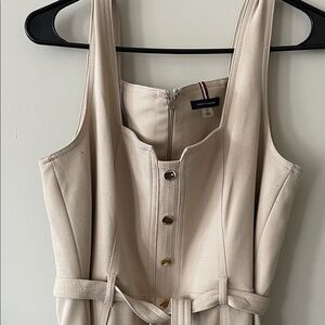 Tommy Hilfiger Cream Sleeveless Dress